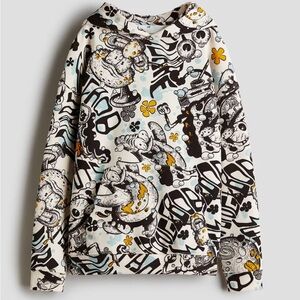 H&M X Spongbob Hoodie Boys 8/10 New With Tags